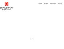Tablet Screenshot of bradshawads.com